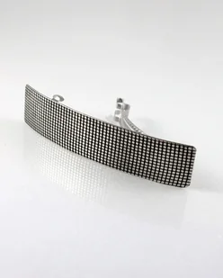 Kratka - srebrna klamra do włosów - Ozdoby do włosów Kratka - srebrna klamra do włosów - Ozdoby do włosów - miniaturka - grafika 1