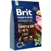 Sucha karma dla psów - Brit Premium By Nature Light 3 kg - miniaturka - grafika 1