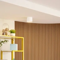 Lampy sufitowe - Reflektor LED Lindby Nivoria, Ø 12 cm, biały piaskowy, aluminium - miniaturka - grafika 1