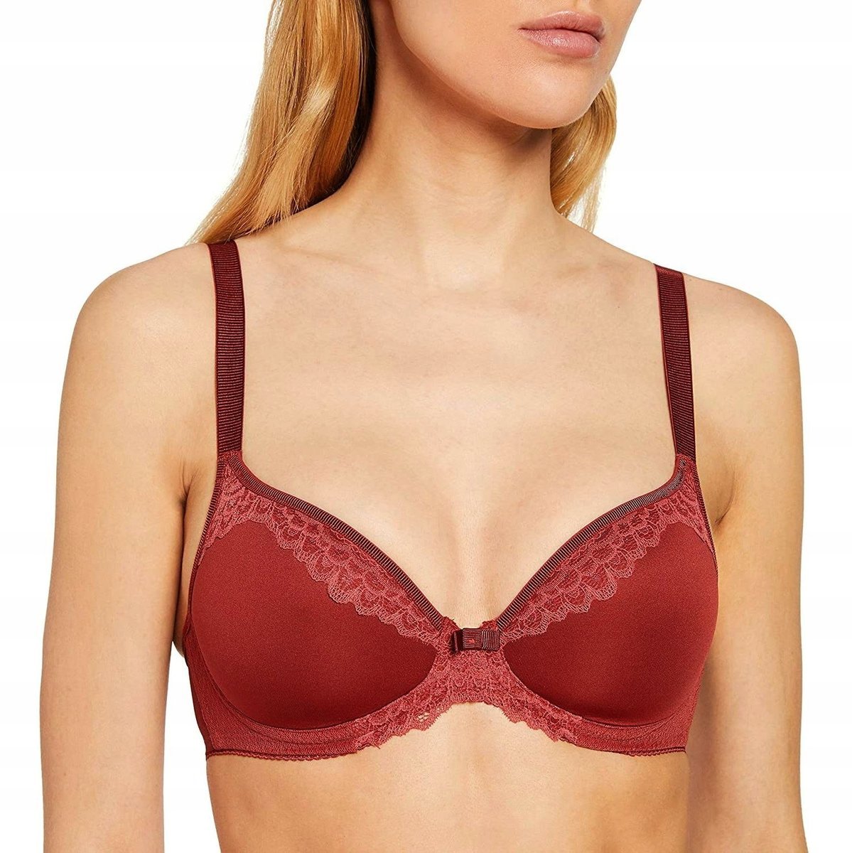 Biustonosz Triumph usztywniany Beauty-Full Darling WP bordowy 70G