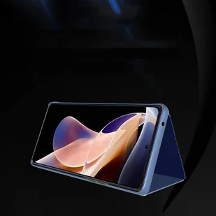 Clear View Case futerał etui z klapką Huawei nova 8i czarny - Etui i futerały do telefonów - miniaturka - grafika 6