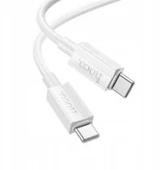 Kable USB - HOCO kabel Typ C do Typ C 3A 60W X107 1 m biały - miniaturka - grafika 1