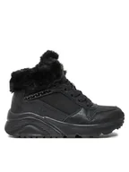 Buty dla chłopców - Skechers Botki Uno Lite - Comfurt Collar 310396L/BBK Czarny - miniaturka - grafika 1