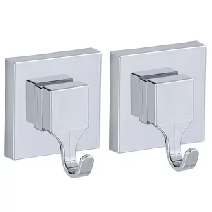 Wenko Zestaw 2 haczyków łazienkowych Vacuum-Loc 22688100 - Wieszaki łazienkowe - miniaturka - grafika 1
