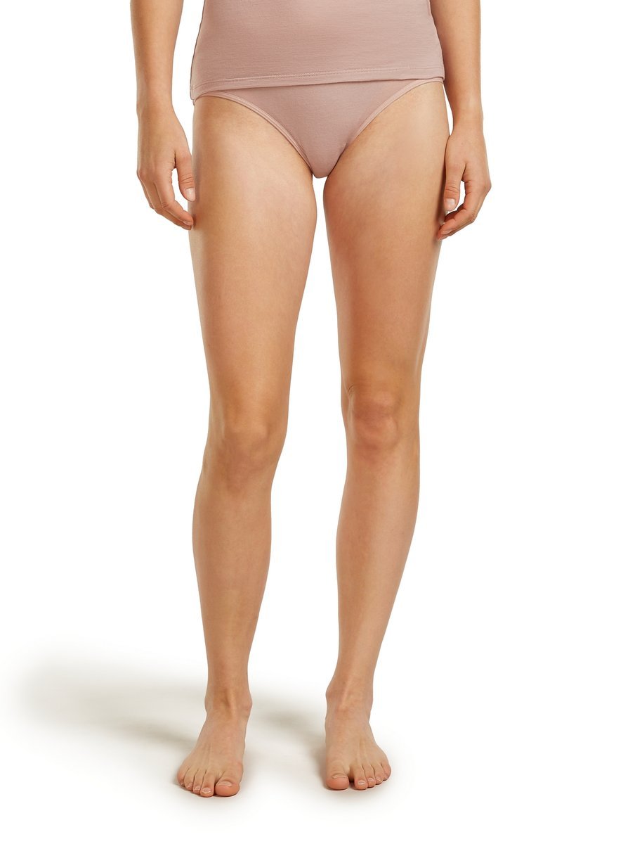 Majtki damskie Icebreaker SIREN HIPKINI różowe IB1047040LH r S