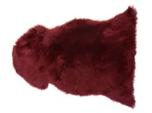 Dywany - Beliani Skóra owcza burgundowy ULURU - miniaturka - grafika 1