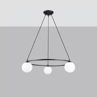 Lampy sufitowe - Yoli lampa wisząca 3xG9 czarna SL.1213 - miniaturka - grafika 1