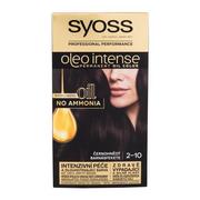 Farby do włosów i szampony koloryzujące - Syoss Oleo Intense Permanent Oil Color farba do włosów 50 ml dla kobiet 2-10 Black Brown - miniaturka - grafika 1