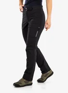 Odzież trekkingowa damska - Spodnie trekkingowe damskie Haglofs L.I.M ZT Pant - true black/zenith red - miniaturka - grafika 1
