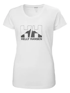 Koszulki i topy damskie - Helly Hansen Koszulka "Nord" w kolorze białym - grafika 1