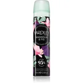 Wody i perfumy damskie - Yardley Magnolia & Fig spray do ciała dla kobiet 75 ml - miniaturka - grafika 1