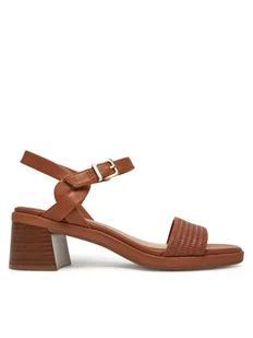 Clarks Sandały Jaylan Ray 26181661 Brązowy - Sandały damskie - miniaturka - grafika 1