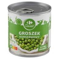 Warzywa w marynacie - Carrefour Classic Groszek konserwowy 200 g - miniaturka - grafika 1