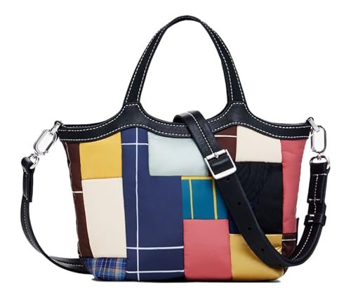 Desigual Akcesoria damskie Torba na ramię z tkaniny, jeden rozmiar, Wykończenia materiałów., Rozmiar Uniwersalny