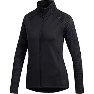 Kamizelki damskie - adidas FZ JACQRD JKT kamizelka damska, czarna, L - grafika 1