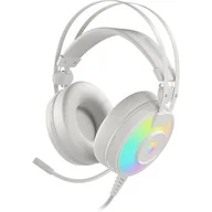 Słuchawki - GENESIS Neon 600 RGB białe (NSG-1869) - miniaturka - grafika 1