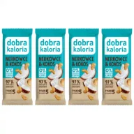 Batoniki - Dobra Kaloria Baton owocowy kokos i orzech Zestaw 4 x 35 g - miniaturka - grafika 1