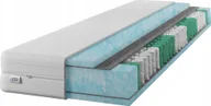 Materace - Materac sprężynowy Aqua GOLD+ 100x200 21cm KOKOS Dwustronny H3/H4 7 stref Rdzeń ze sprężyn kieszeniowych Pikowany pokrowiec - miniaturka - grafika 1