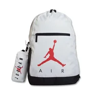 Plecaki - Plecak szkolny Air Jordan School Backpack White + Piórnik - 9B0503-001 - miniaturka - grafika 1