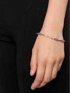 Bransoletki - Michael Kors Bransoletka MKC174400040 Srebrny - miniaturka - grafika 1