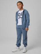 Spodnie i spodenki dla chłopców - 4F Spodnie dresowe joggery chłopięce - granatowe 158 (12-13 lat) - miniaturka - grafika 1