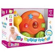 Instrumenty muzyczne dla dzieci - Bam Bam Zabawka grająca żółwik - miniaturka - grafika 1