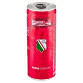 Napoje energetyczne i izotoniczne - Legia Warszawa High Caffeine Napój energetyzujący gazowany 250 ml - miniaturka - grafika 1