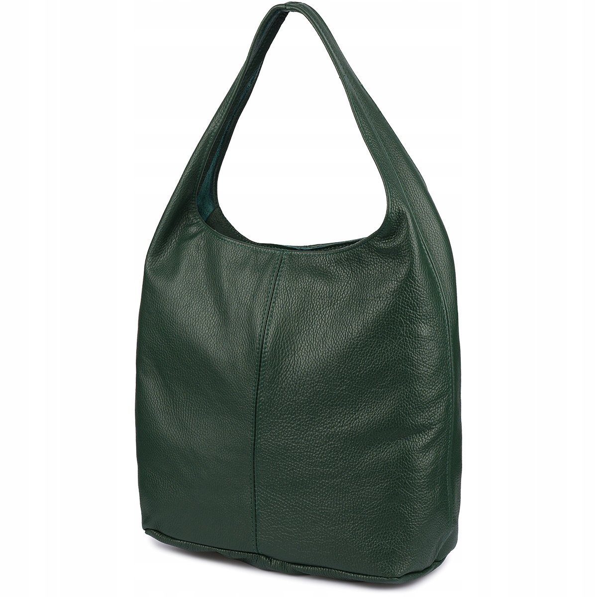 Torebka skórzana damska duża A4 shopperka klasyczna na ramię włoska skóra