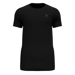 Koszulki i topy damskie - ODLO Active F-Dry Light Plus Top Crew Neck S/S Men, czarny S 2021 Koszulki bazowe z krótkim rękawem 141162-15000-S - grafika 1