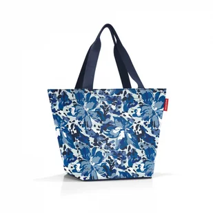 Torba shopper m, flora blue kod: RZS4116 - Torby i wózki na zakupy - miniaturka - grafika 1