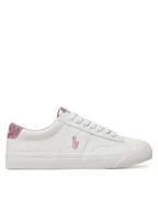 Buty dla dziewczynek - Polo Ralph Lauren Sneakersy Ryley RL01227110 Biały - miniaturka - grafika 1