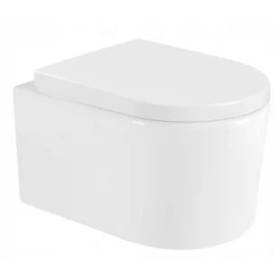 Miska WC Rimless z deską wolnoopadającą MEXEN Sofia, twarda, biała - Miski WC - miniaturka - grafika 1