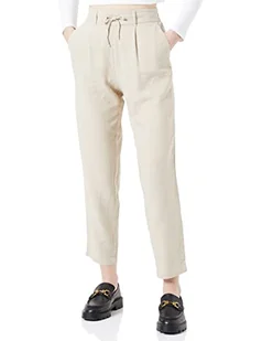 ONLY Damskie spodnie ONLCARO-POPTRASH Easy Linen BL PNT NOOS, Oxford Tan, XXXLW / 32L, Oxford Tan, (3XL) W / 32L - Spodnie damskie - miniaturka - grafika 1