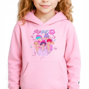 Bluza Dziecięca Różowa Z Kapturem KPOP BOYS Muzyka Bajka Kpop Wz - 140 cm - Bluzy dla dziewczynek Bluza Dziecięca Różowa Z Kapturem KPOP BOYS Muzyka Bajka Kpop Wz - 140 cm - Bluzy dla dziewczynek - miniaturka - grafika 1