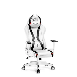 Diablo Chairs Fotel X-Horn 2.0 Kids Biało-Czarny - Fotele gamingowe - miniaturka - grafika 1