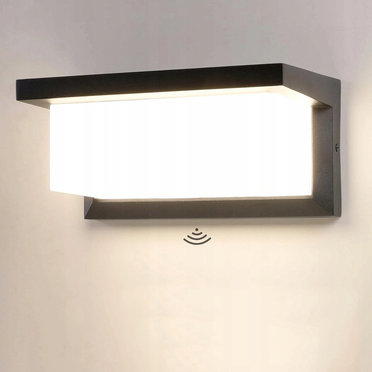 KINKIET ZEWNĘTRZNY LED 18W LAMPA CZUJNIK RUCHU OGRODOWA ELEWACYJNA ŚCIENNA