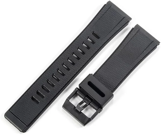 BRANSOLETA 24MM SILIKONOWA WYGODNA PASEK SPORTOWY MOCNA WYTRZYMAŁA CZARNA
