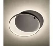 Lampy sufitowe - Redo 01-2660 - LED Plafon ARP LED/45W/230V czarny - miniaturka - grafika 1