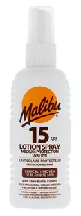 MALIBU Lotion Spray SPF15 preparat do opalania ciała 100 ml unisex - Balsamy i kremy do opalania - miniaturka - grafika 1