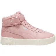Buty dla dziewczynek - Buty Puma Carina 2.0 Mid Wtr Jr 387380 03 różowe - miniaturka - grafika 1