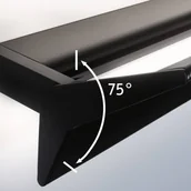 Lampy ścienne - Lampa LED oświetlająca ścianę Paulmann Stine Dime, czarna - miniaturka - grafika 1