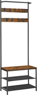 Wieszaki i stojaki - Wieszak Do Przedpokoju Z Szafką Na Buty W Stylu Loft H9-T39 - miniaturka - grafika 1