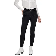Spodnie damskie - ONLY OnlPower Mid Push Up dżinsy damskie skinny fit, Szary (Medium Grey Denim Medium Grey Denim), (M) W / 30L - miniaturka - grafika 1