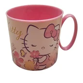 Kubki dla dzieci - HELLO KITTY Kubek kubeczek obiadowy 265 ml Dziecięcy plastikowy bez BPA - miniaturka - grafika 1