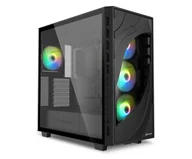 Obudowy komputerowe - Sharkoon Rebel C80G RGB  Black - miniaturka - grafika 1