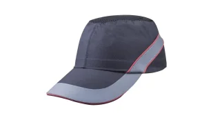 DELTA PLUS Hełm lekki wentylowany z poliestru i bawełny z czaszą z polietylenu kolor czarno-czerwony rozmiar REGULOWANY TETE COLTAAINOLG COLTAAINOLG - Akcesoria BHP - miniaturka - grafika 1