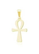 Wisiorki - Wisiorek krzyż Ankh - 24k złocenie - miniaturka - grafika 1
