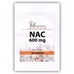 FOREST VITAMIN Nac 600mg 60caps - Aminokwasy - miniaturka - grafika 1
