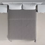Narzuty - Dekoria Narzuta pikowana w romby gołębi szary szer.260 × dł.210 cm Velvet 1235-704-11 - miniaturka - grafika 1