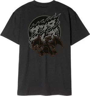Koszulki męskie - t-shirt męski SANTA CRUZ POKEMON FIRE TYPE 3 TEE Black - grafika 1